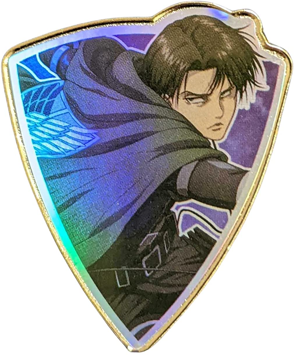 Captain Levi – Foil Shield Series – Attack on Titan Pin Zen Monkey Studios