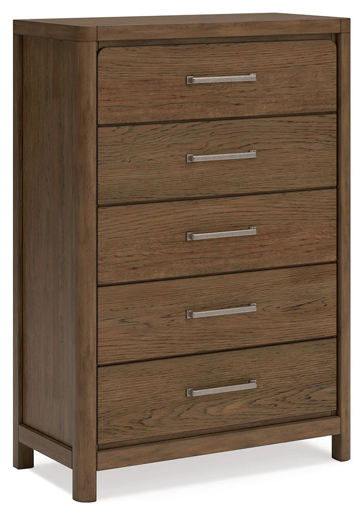 Cabalynn - Five Drawer Chest - Light Brown - Image 1