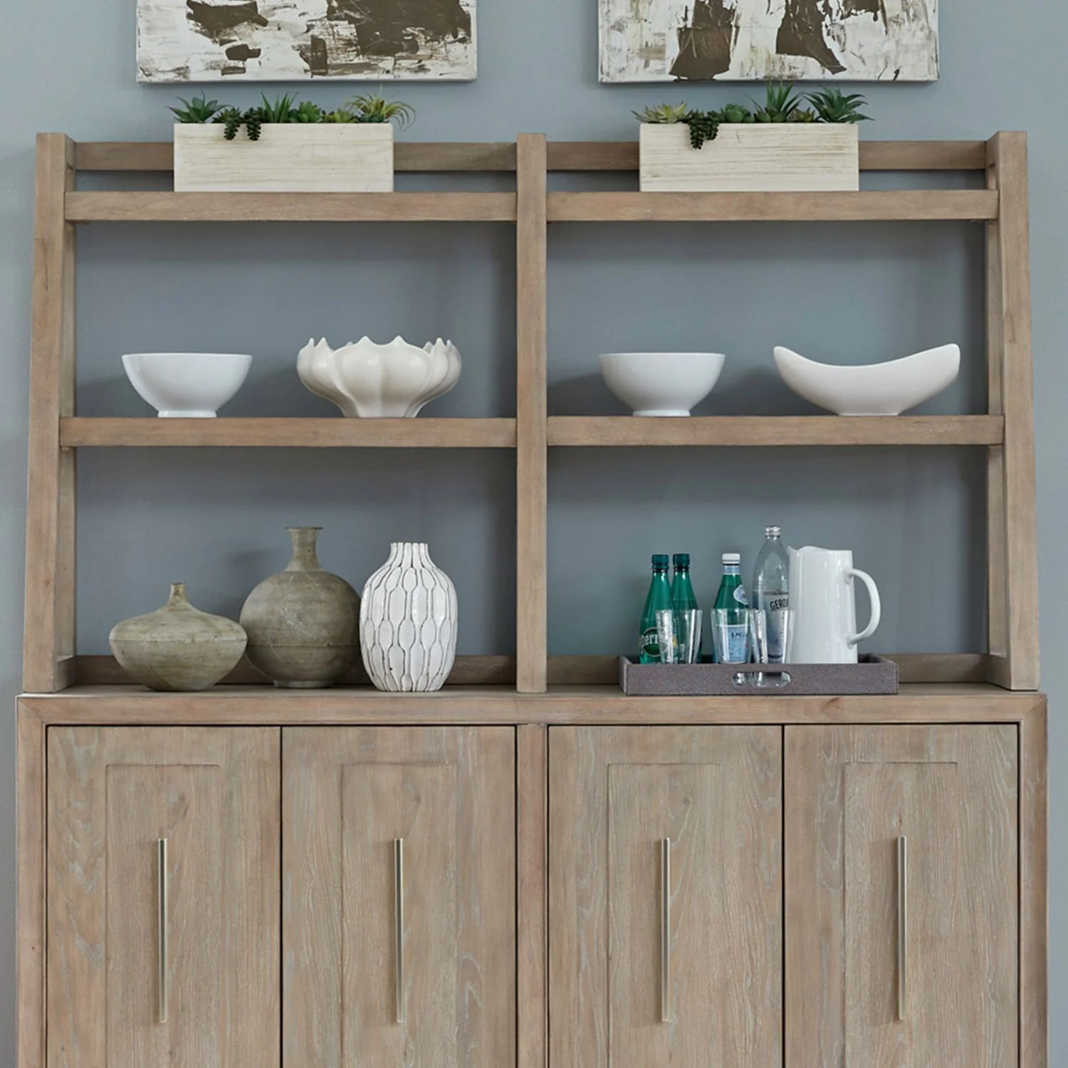 Brentwood – Sideboard Hutch – Sandstone