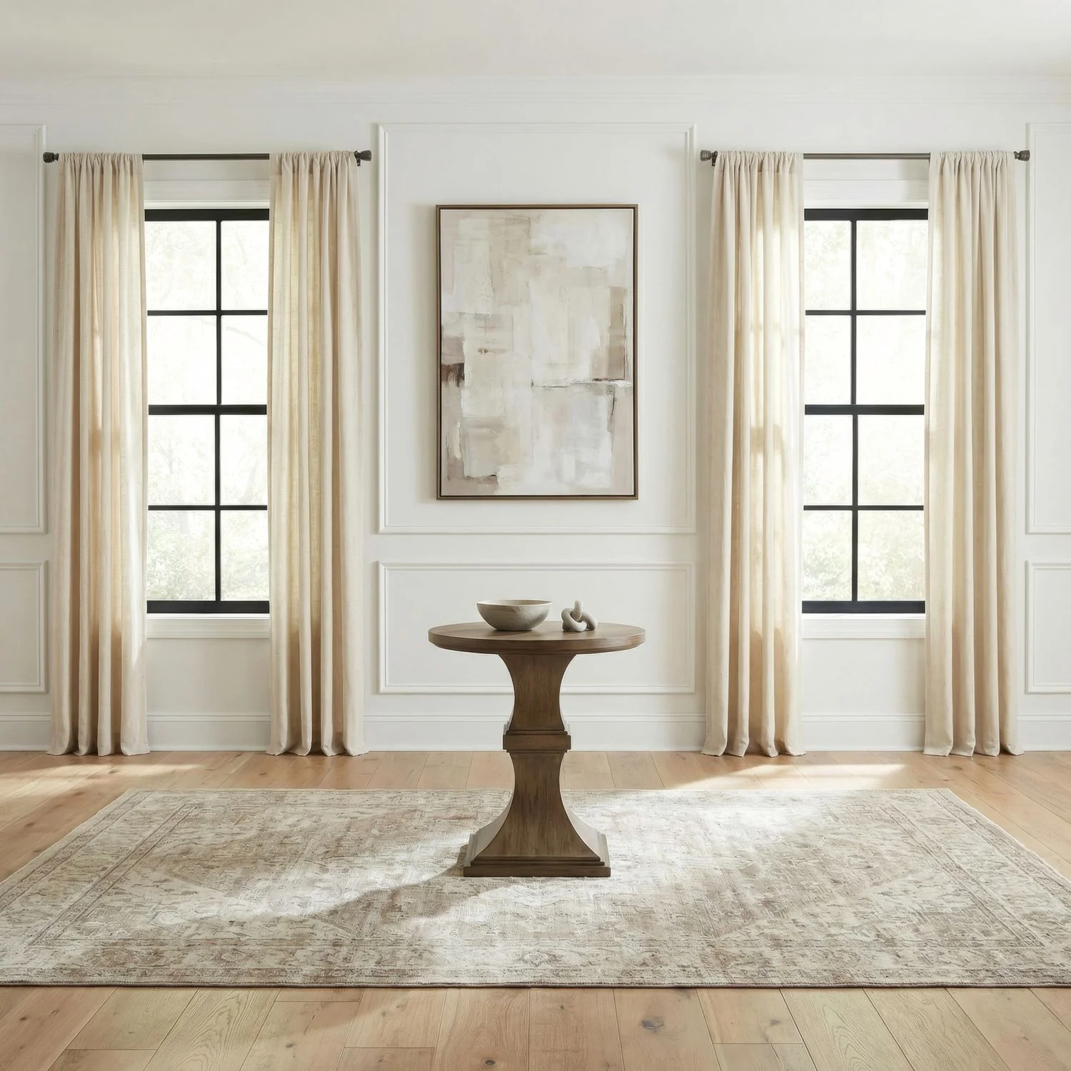 Artisan Home – Round Chairside Table – Sienna Stone