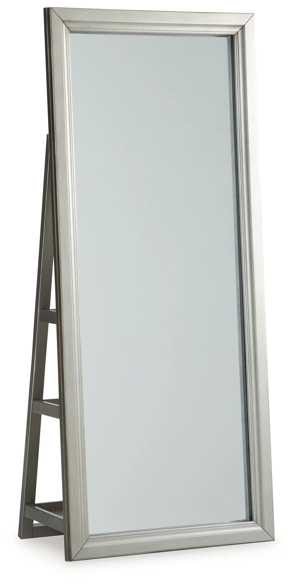 Evesen – Floor Standing Mirror With Storage – Champagne