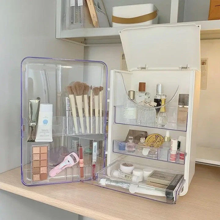 Beauty Makeup Organizer Magnetic Storage Box - Image 2