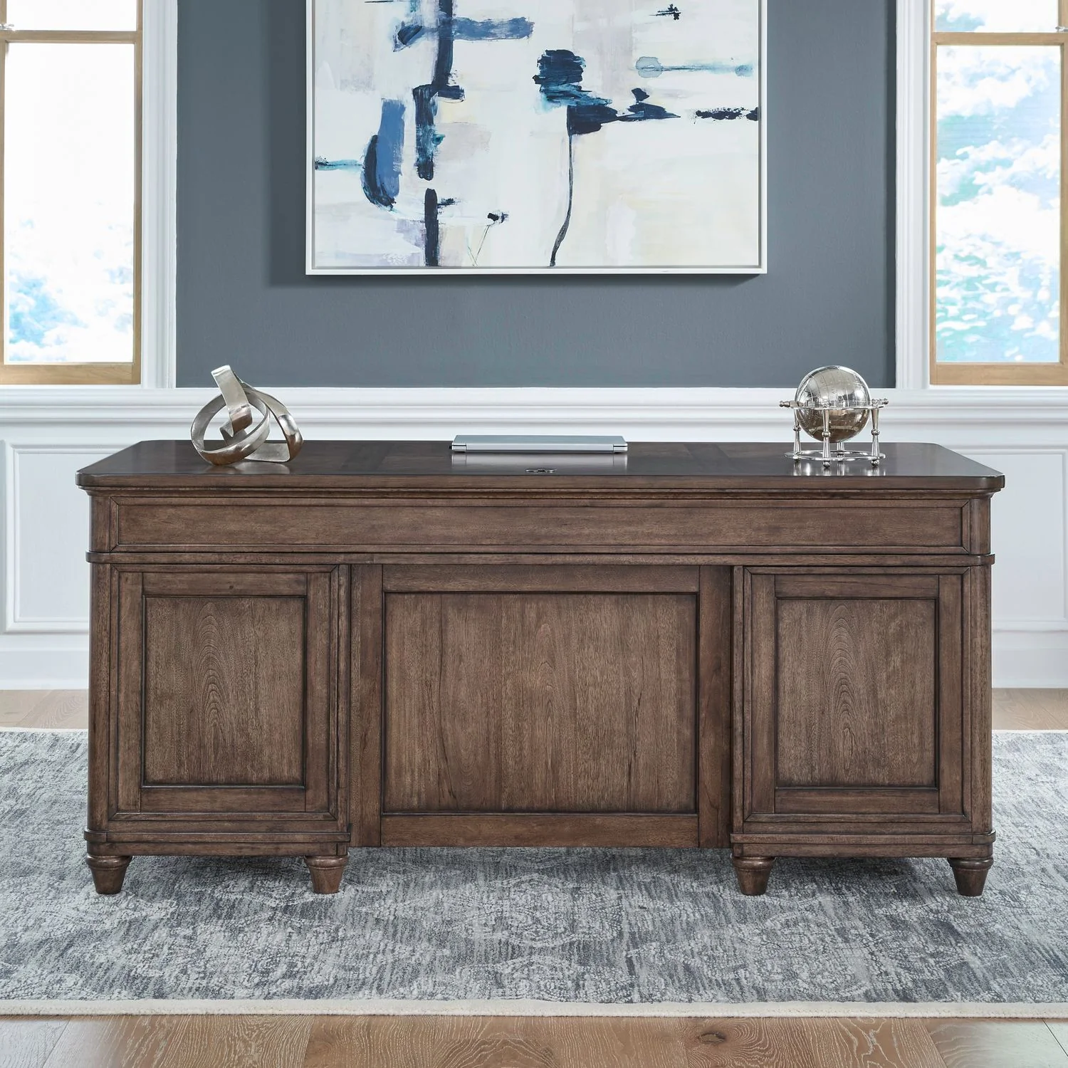 Harrison Heights – Jr Executive Desk – Sienna