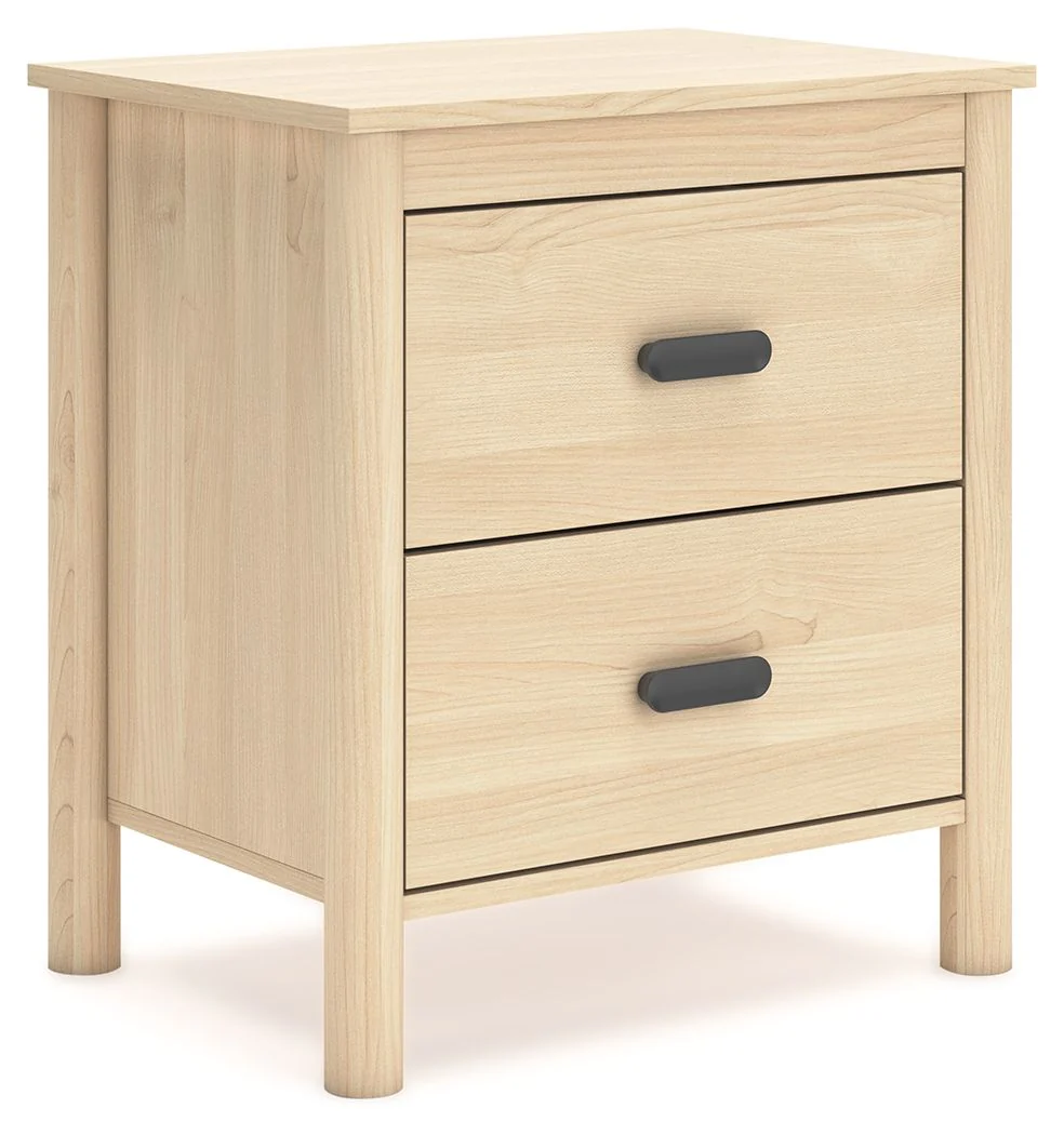 Cabinella – Two Drawer Night Stand – Tan