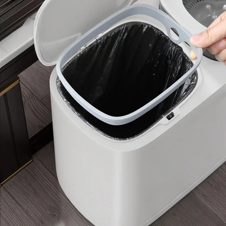 Dual Compartment Dry Wet Section Efficient Modern Home Trash Can - Image 3