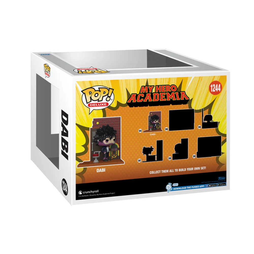 Funko Pop! Deluxe Animation: My Hero Academia - Dabi Hideout #1244 Specialty Series - Image 3
