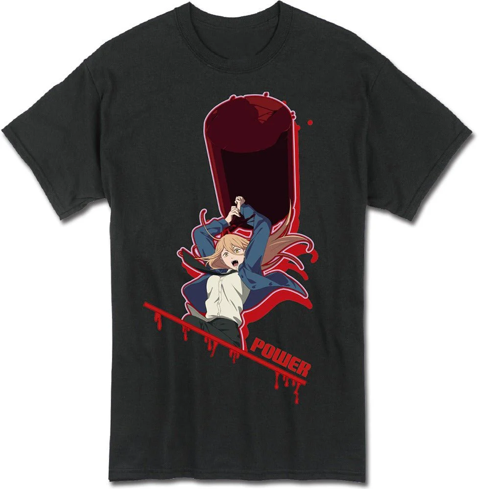 Chainsaw Man - Power Quotes Color Adult T-Shirt - Image 1