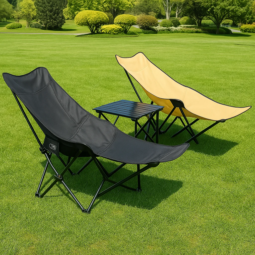 Relax Everywhere Reclining Outdoor Lounge Camping Chair - Image 3