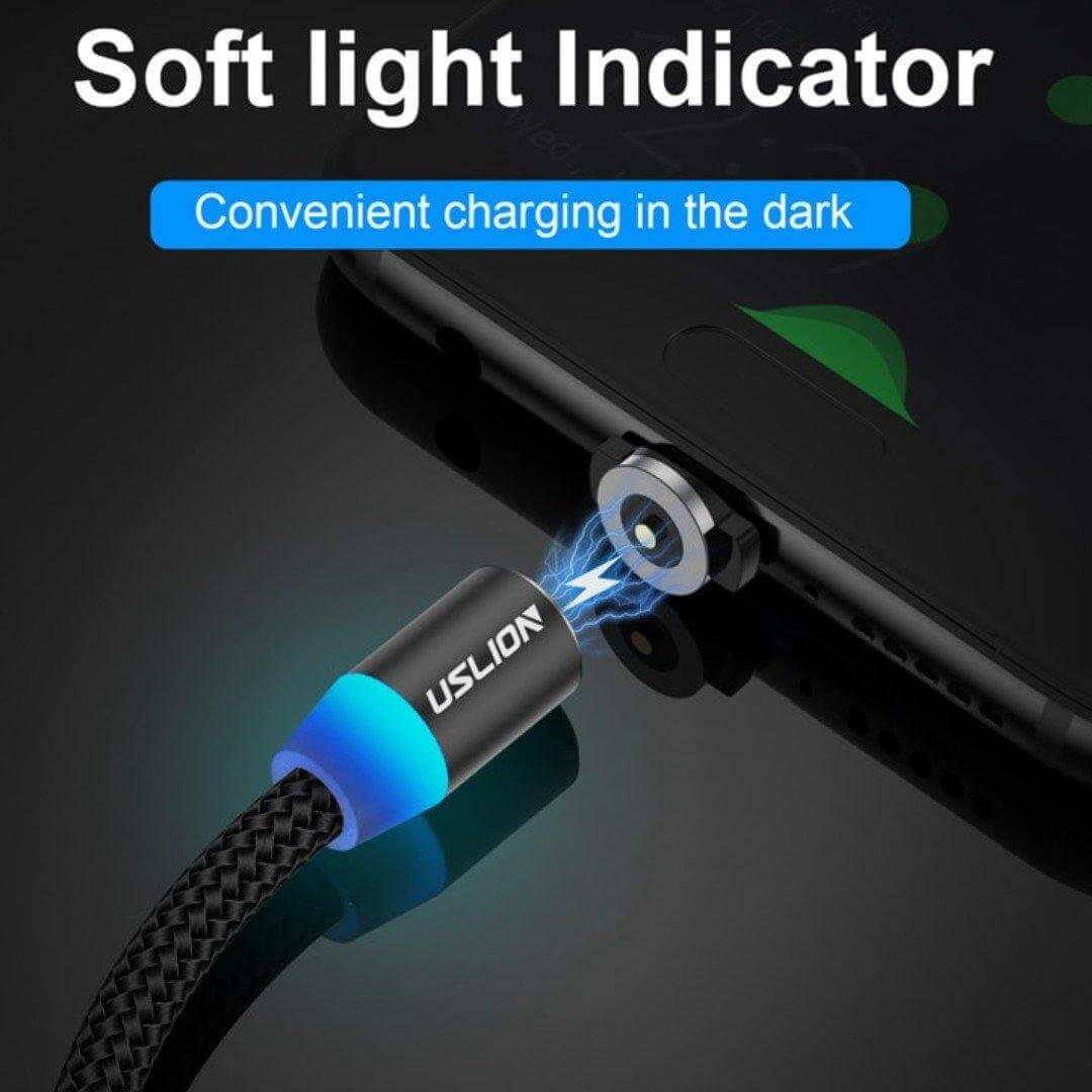 LED Fast Charging Magnetic USB Cable - Image 3
