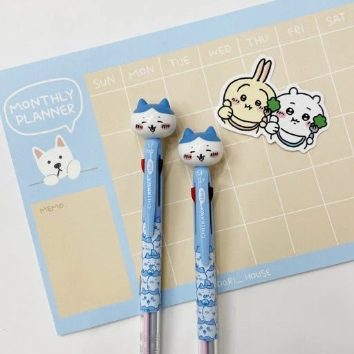 Chiikawa Character 3D Figure 3 Colors Ballpoint Pen - Image 2
