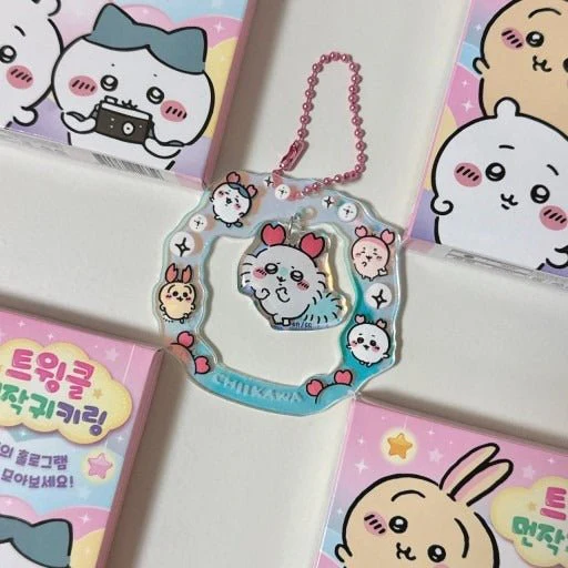 Chiikawa Twinkle Hologram Random Key Ring Blind Box - Image 2