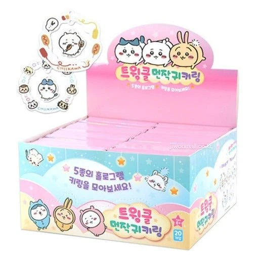 Chiikawa Twinkle Hologram Random Key Ring Blind Box - Image 1