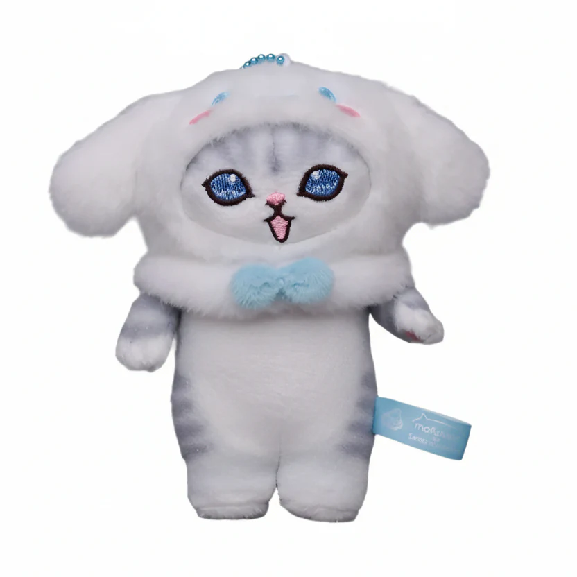 Mofusand Sanrio Cinnamoroll Cat Plush 6" - Image 1