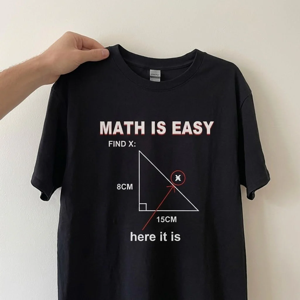 Math is Easy Creative T-Shirt - Image 3