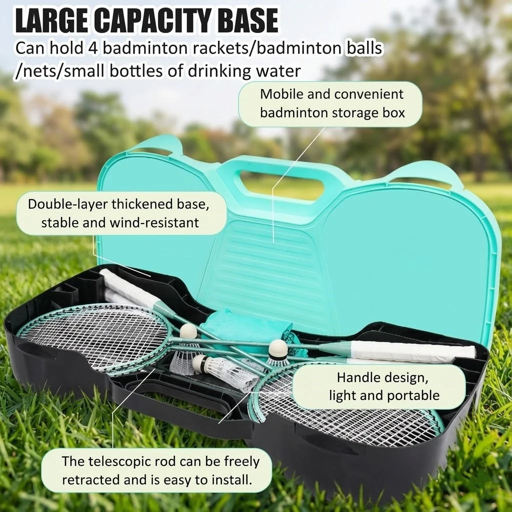 Quick-Setup Badminton Outdoor Game Set - Image 3