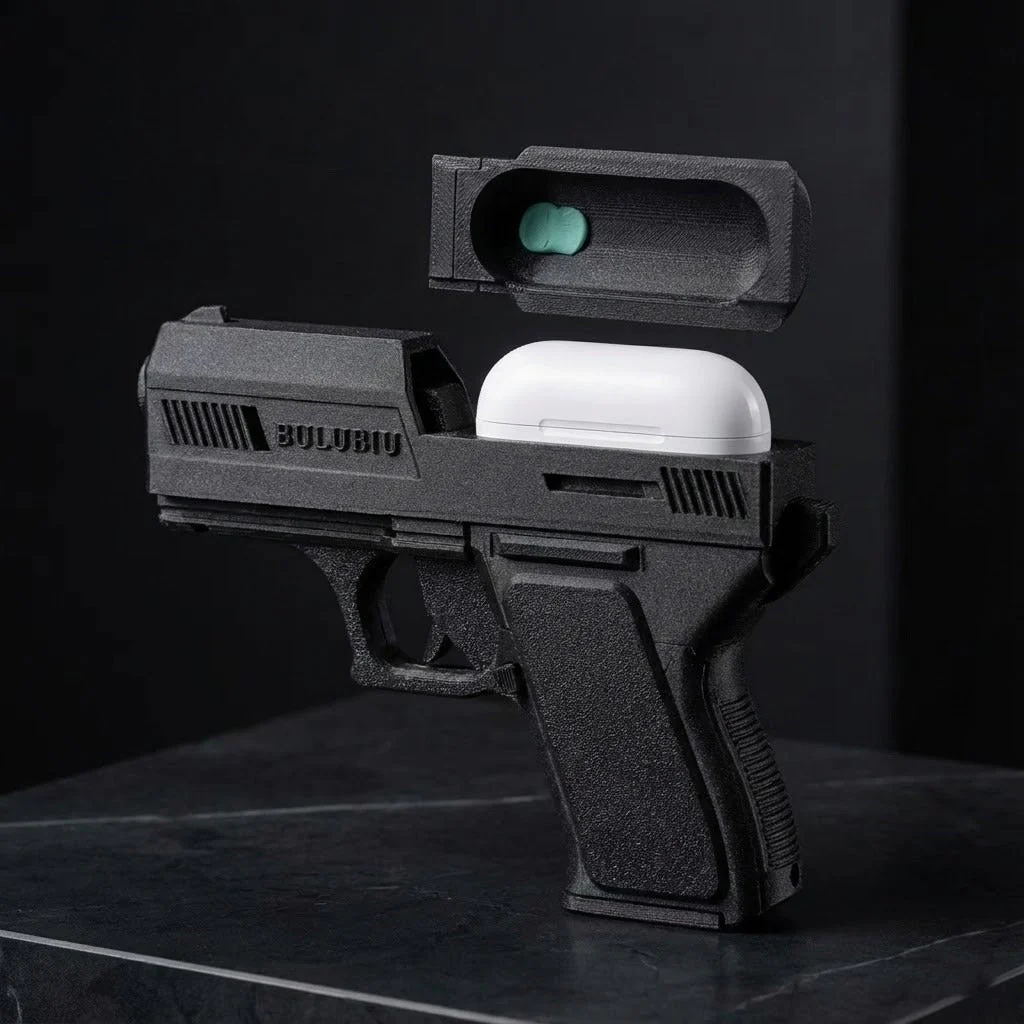 Miniature Gun-Shape Airpods Case - Image 2