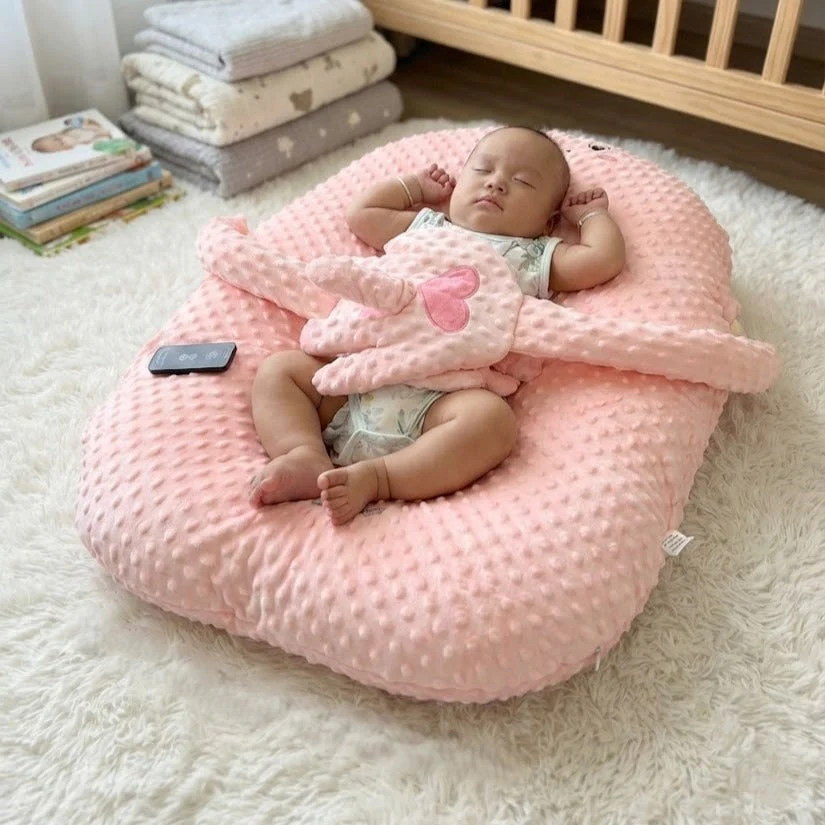 Dual Arm Cuddle Support Baby Anti Roll Pillow