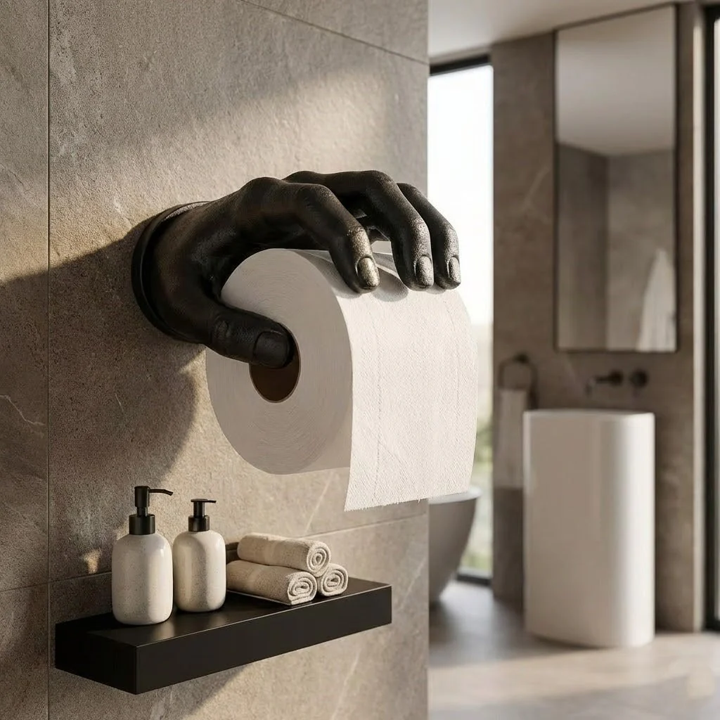 Witch Hand Toilet Paper Holder