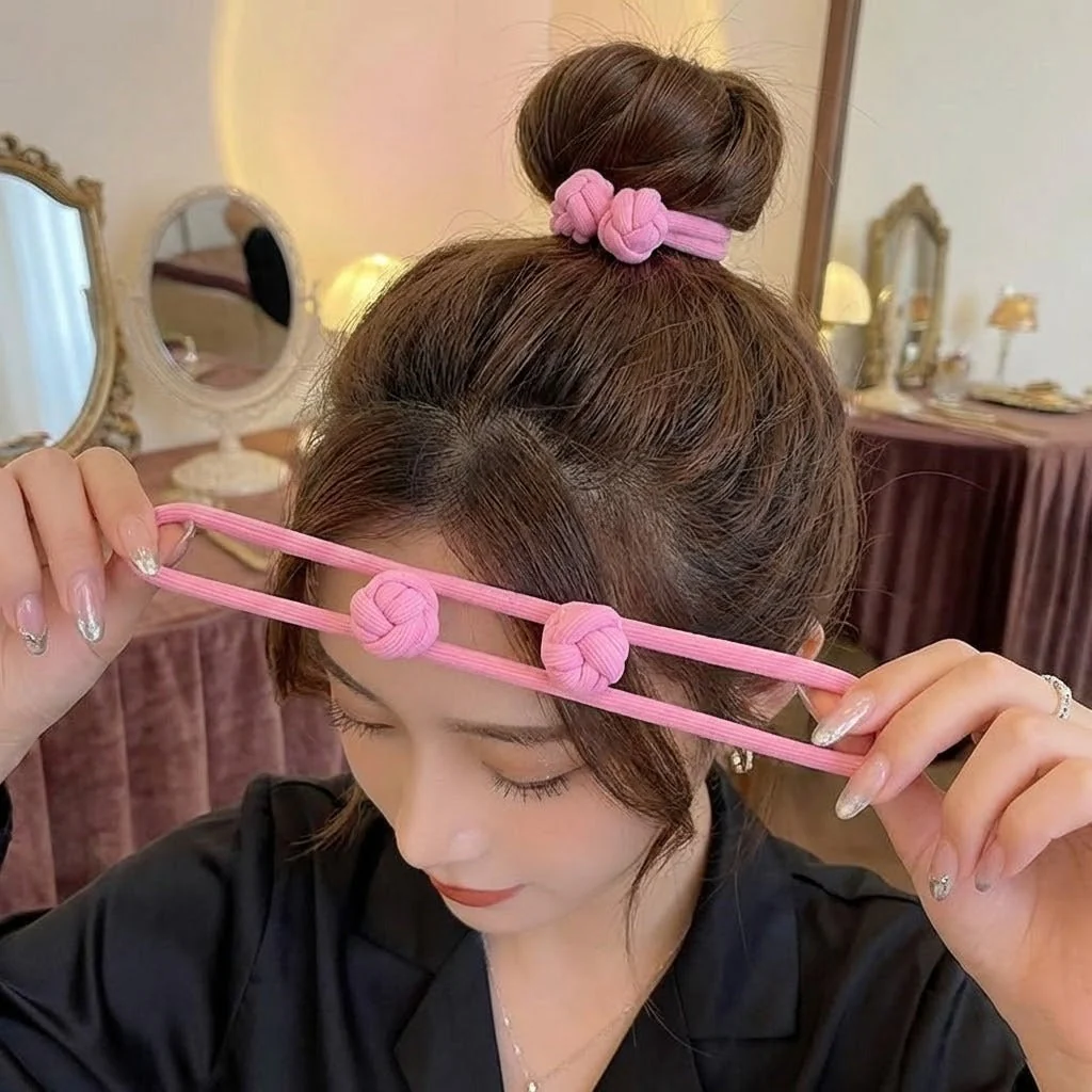 Minimal Knot Elastic Hair Tie Maker Tool - Image 2