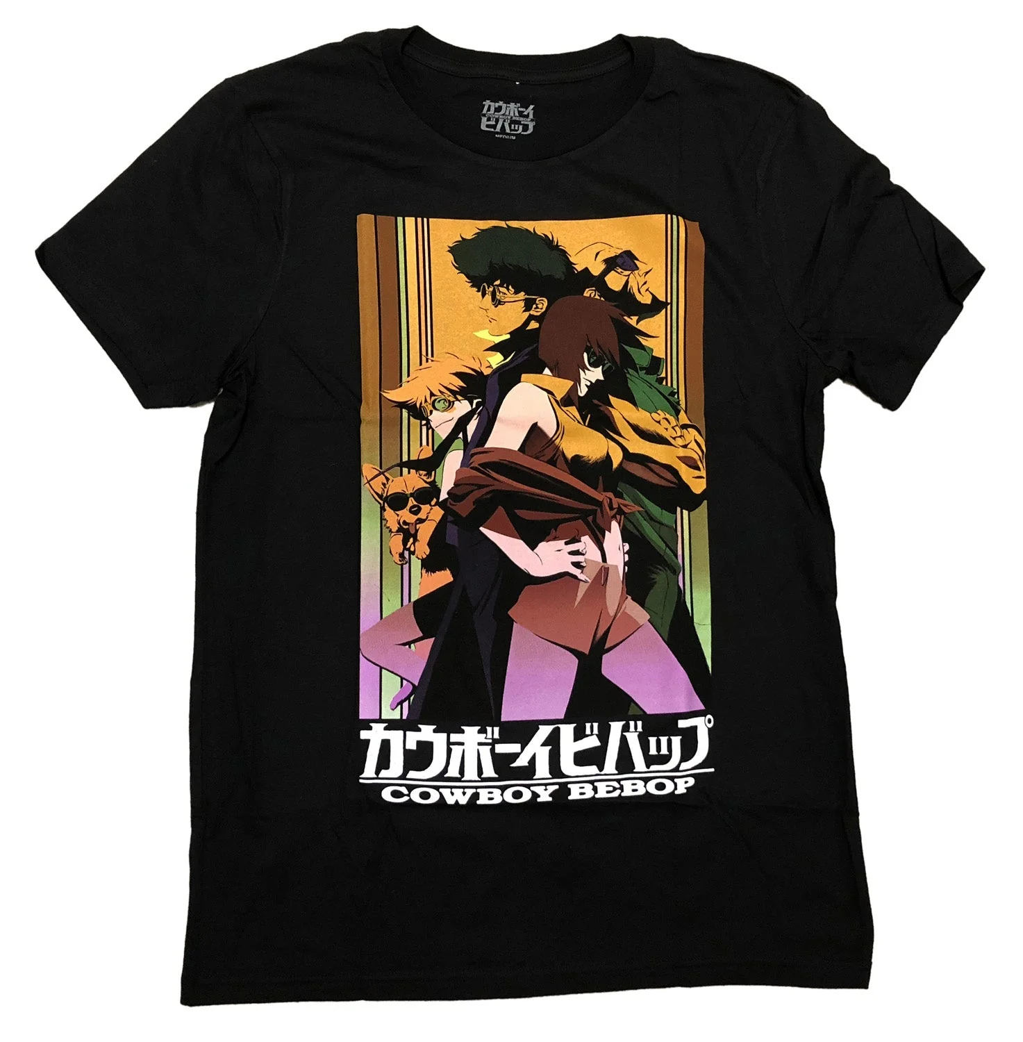 Cowboy Bebop Group Anime Adult T-Shirt - Image 1