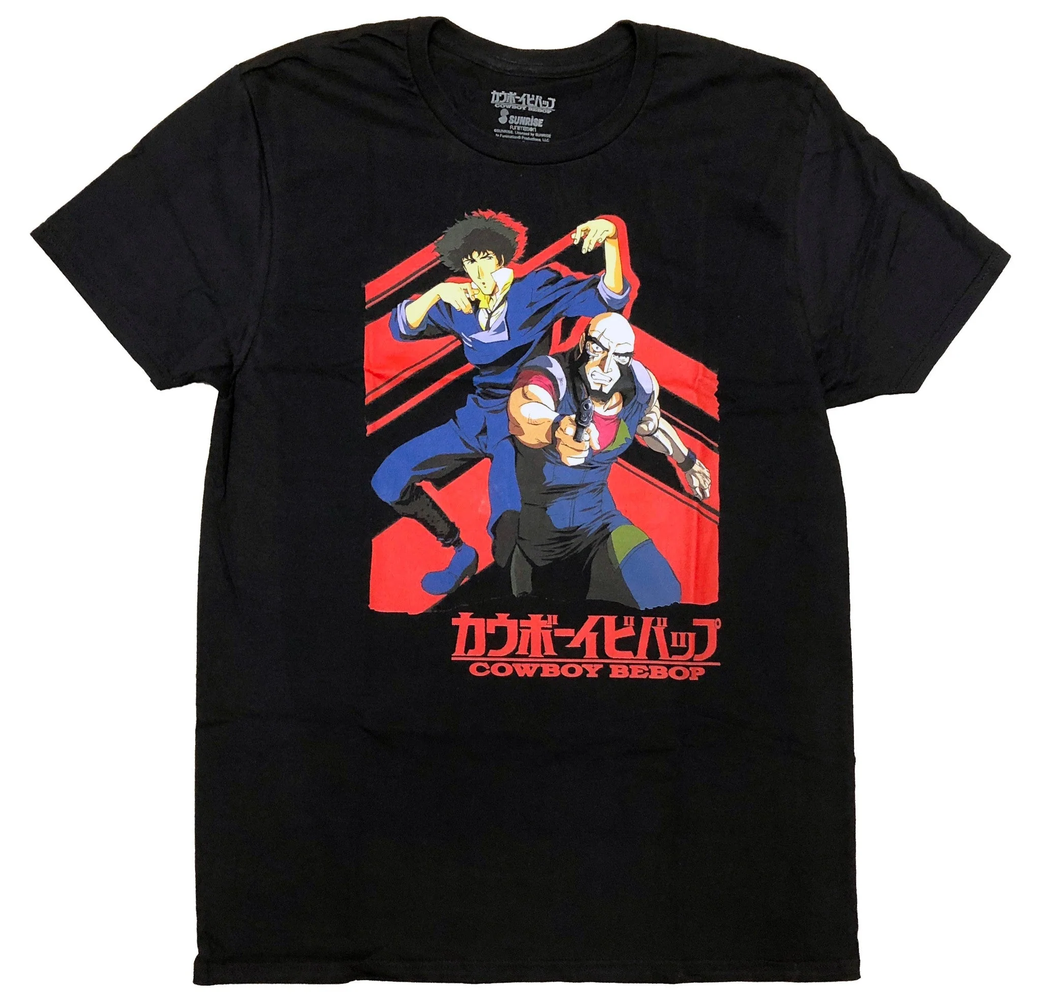Cowboy Bebop Jet and Spike Space Opera Anime Adult T-Shirt - Image 1