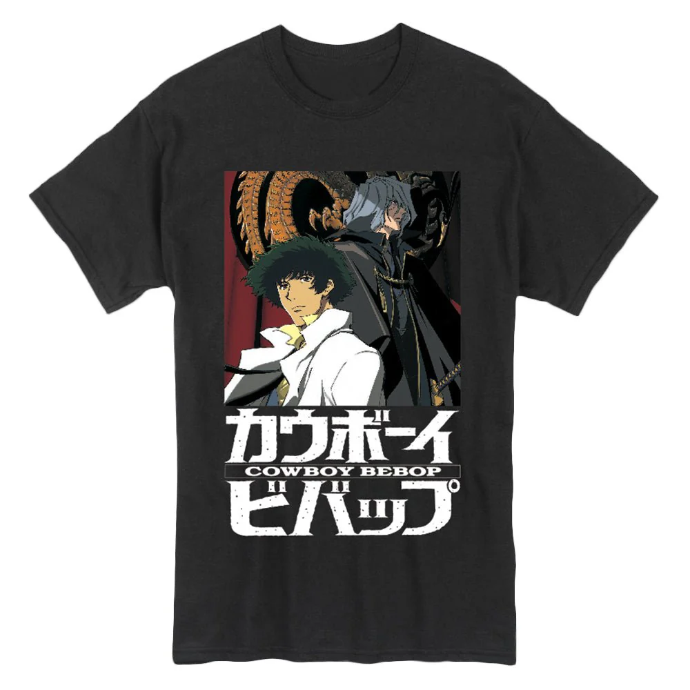 Cowboy Bebop Spike And Vicious Adult Men T-Shirt Great Eastern - Image 1