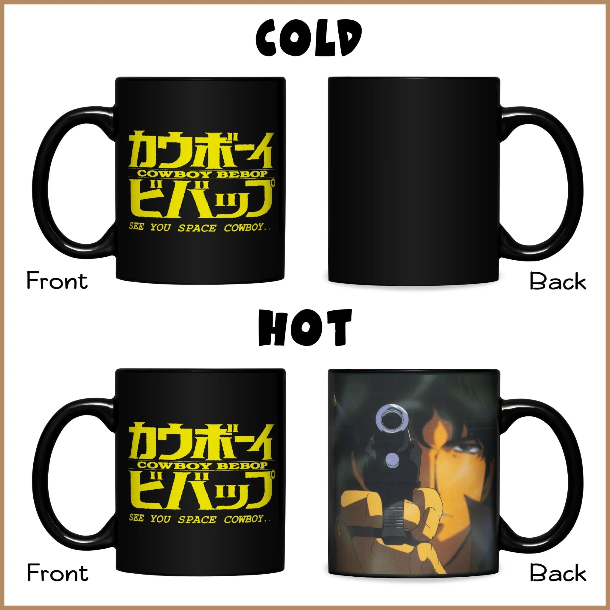 Cowboy Bebop Spike See You Cowboy Color Changing Coffee Mug - Image 2