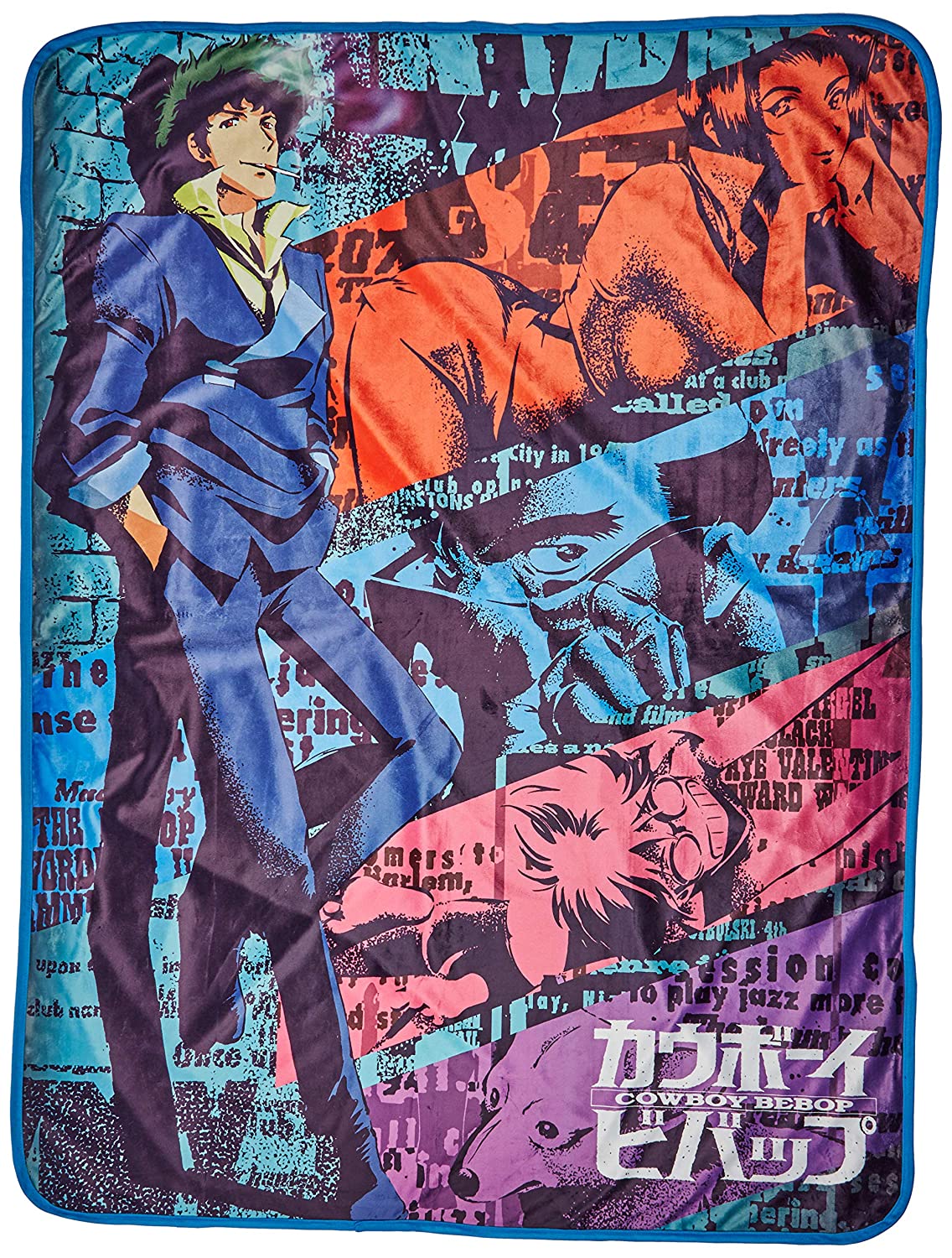 Cowboy Bebop Spike Throw Blanket - Image 1