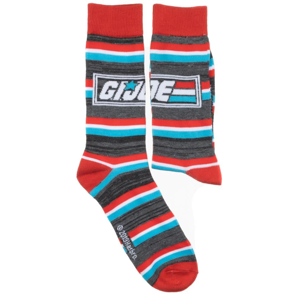 G.I.Joe Logo Stripe Crew Socks - Image 2