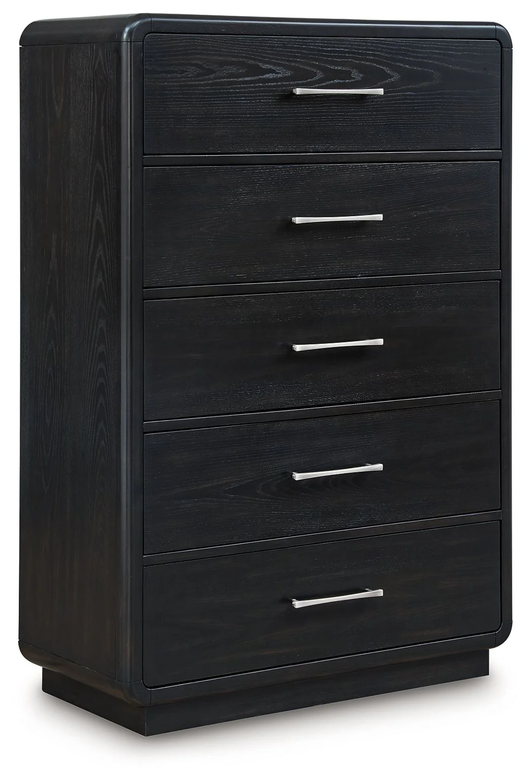 Rowanbeck - Five Drawer Chest - Black - Image 1