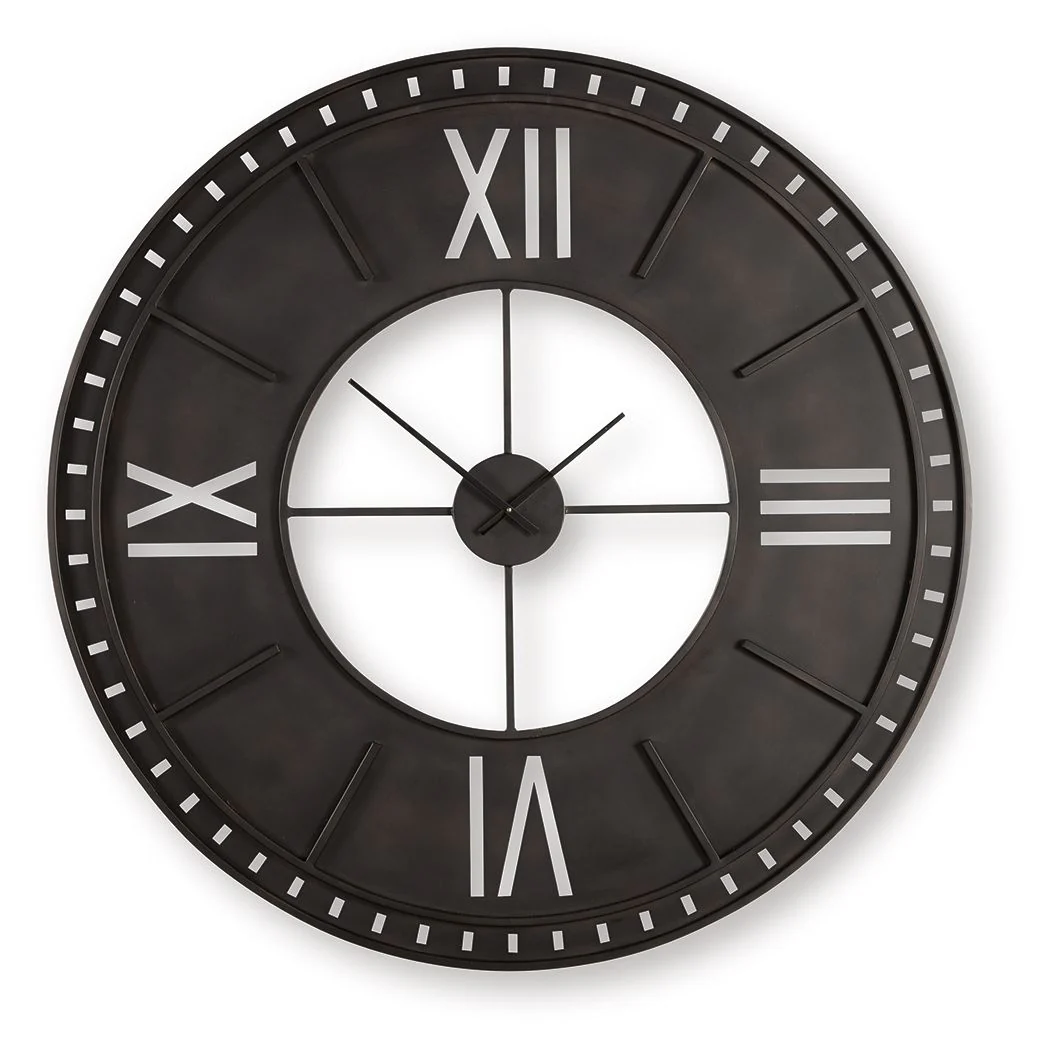 Lytle – Wall Clock – Antique Brown