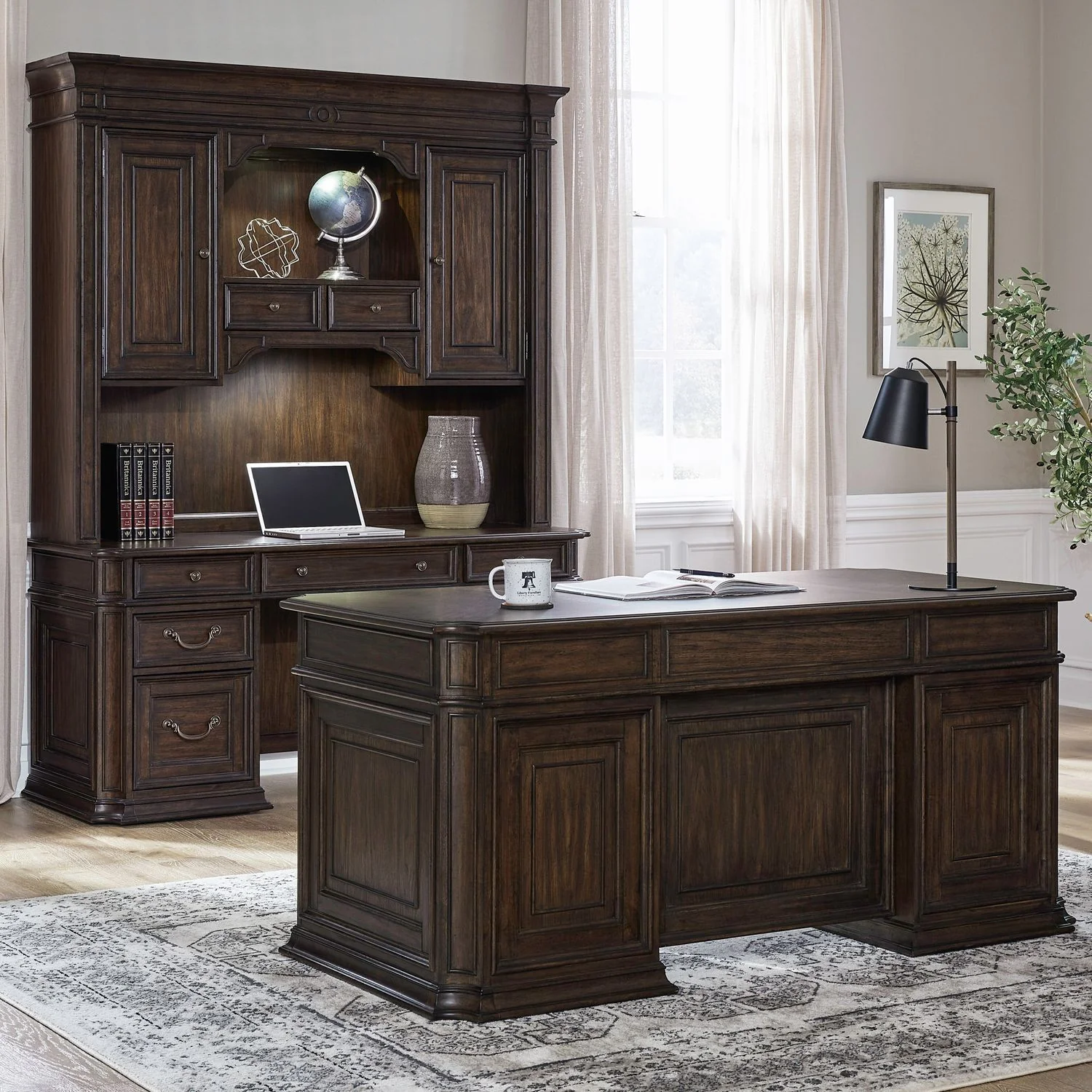 Providence Park – 5 Piece Jr Executive Set – Chateau Brown