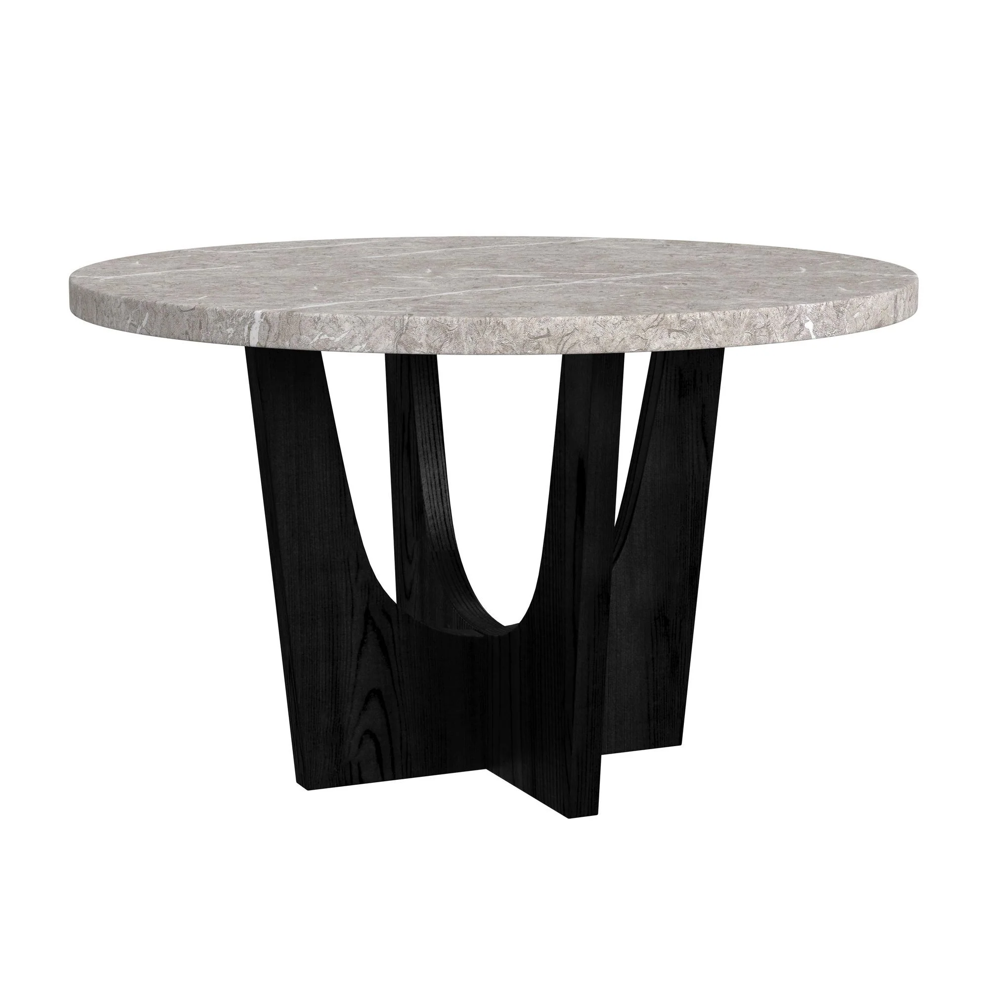 Oregon – Round Table With Faux Marble Top