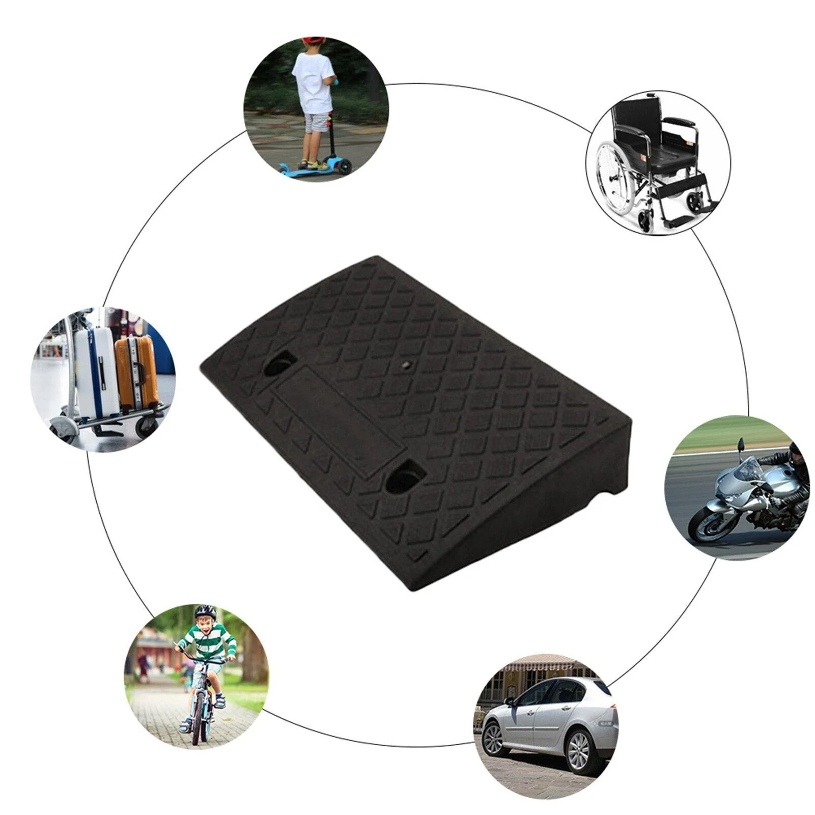 Durable Triangle Speed Reducer Car Ramp - Image 2