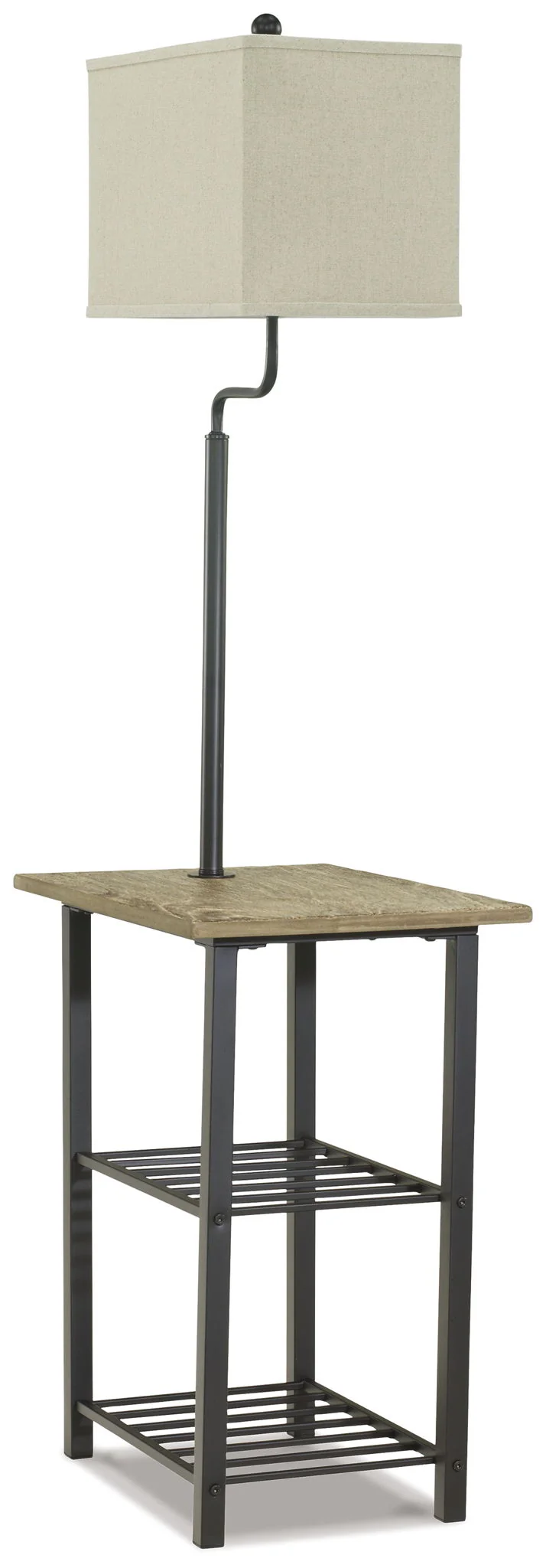 Shianne – Metal Tray Lamp  – Black