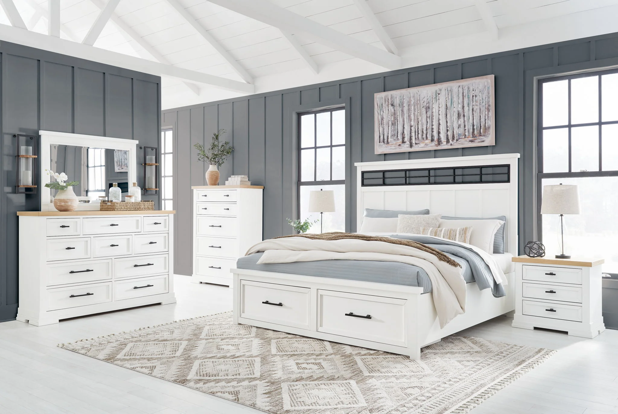 Ashbryn - Panel Storage Bedroom Set - Image 1