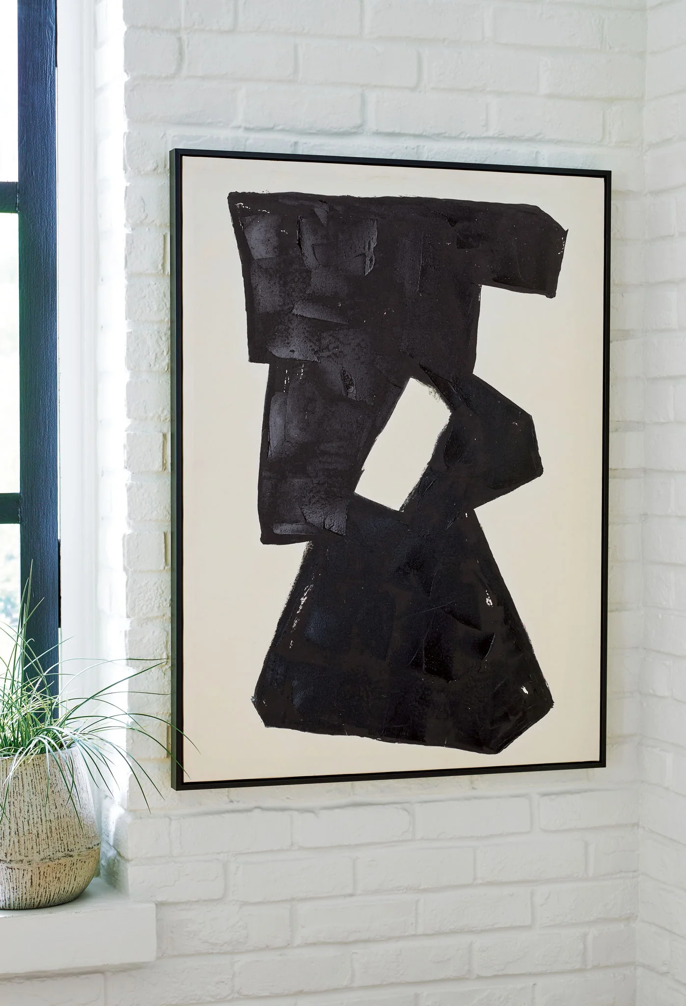 Garviery - Wall Art - Black / Cream - Image 3