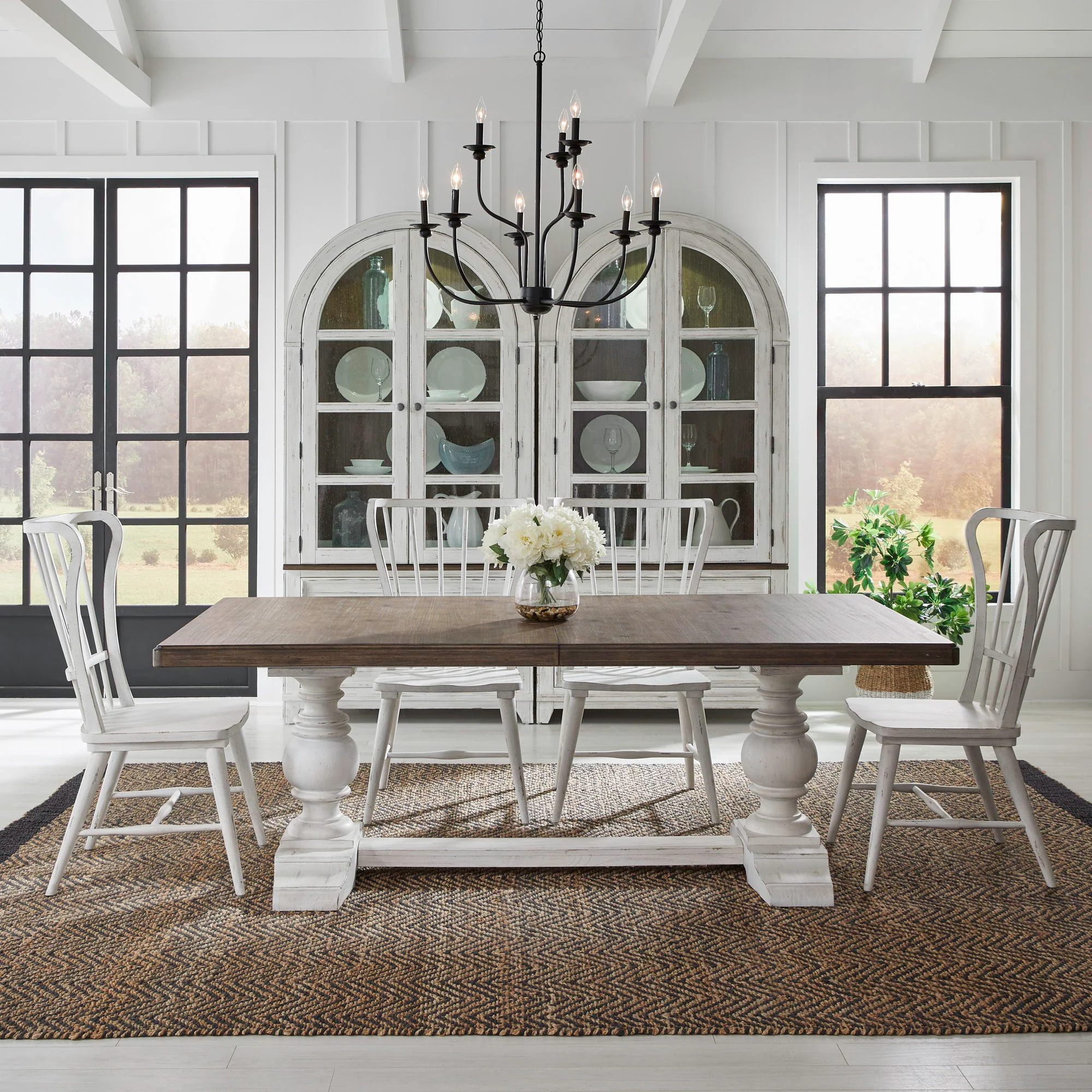 River Place - Trestle Table Set - Image 1