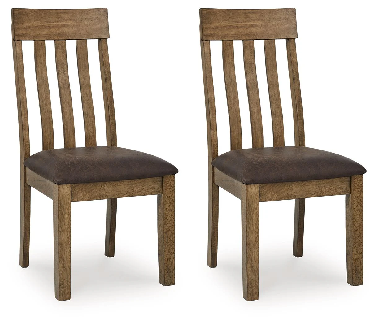 Urbinforte - Dining Upholstered Side Chair (Set of 2) - Light Brown - Image 1