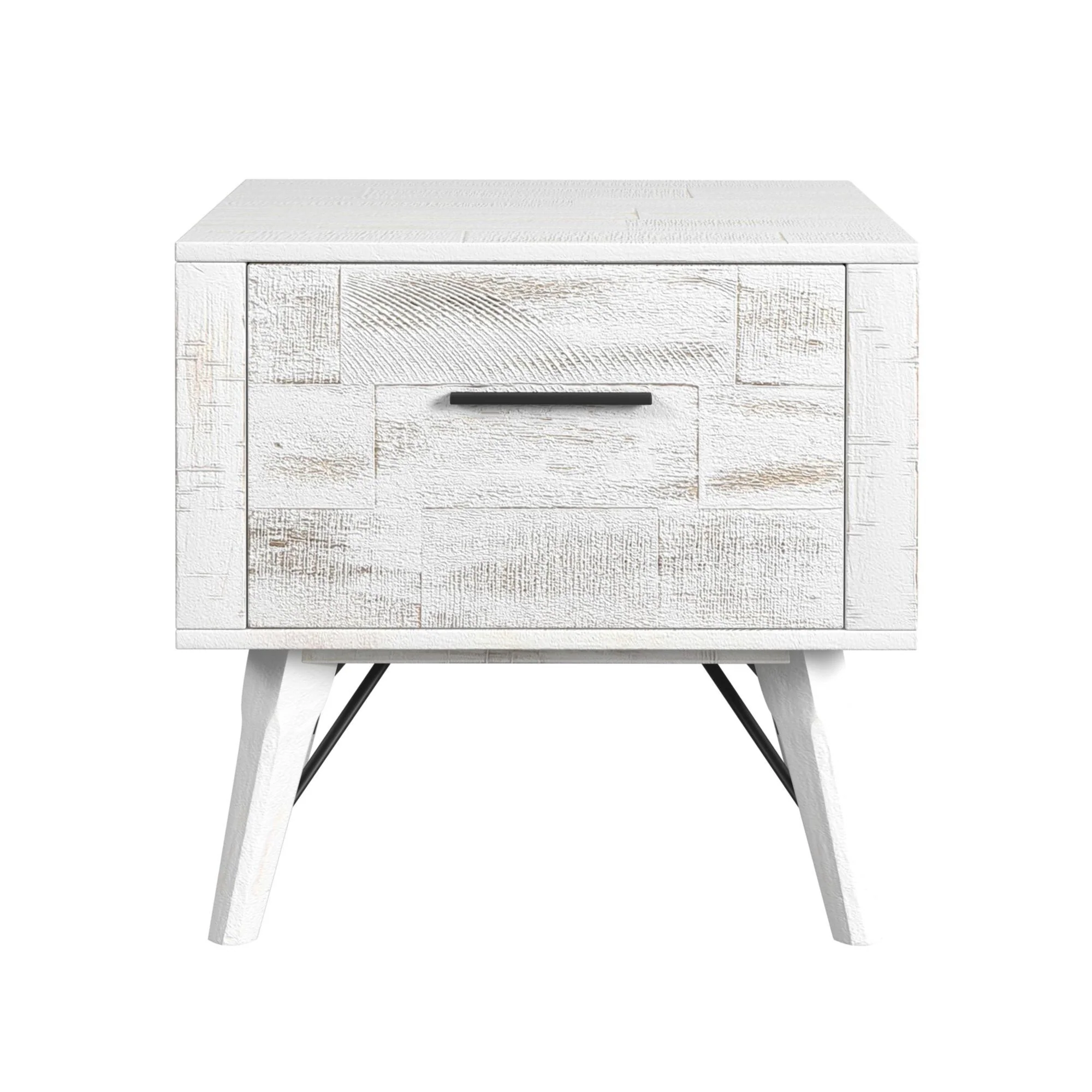 Rogen Rustic - End Table - Rustic White - Image 3