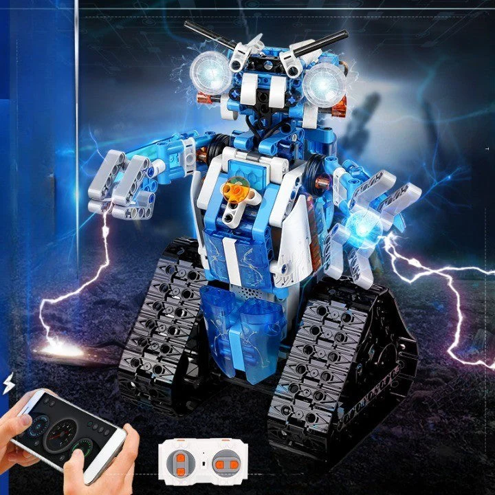 Intelligent Building Block RC Toy Robot - Image 1