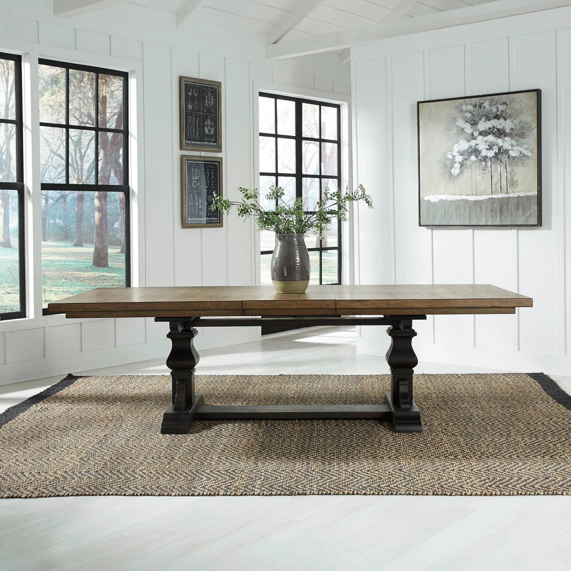 Harvest Home - Trestle Table - Chalkboard - Image 1