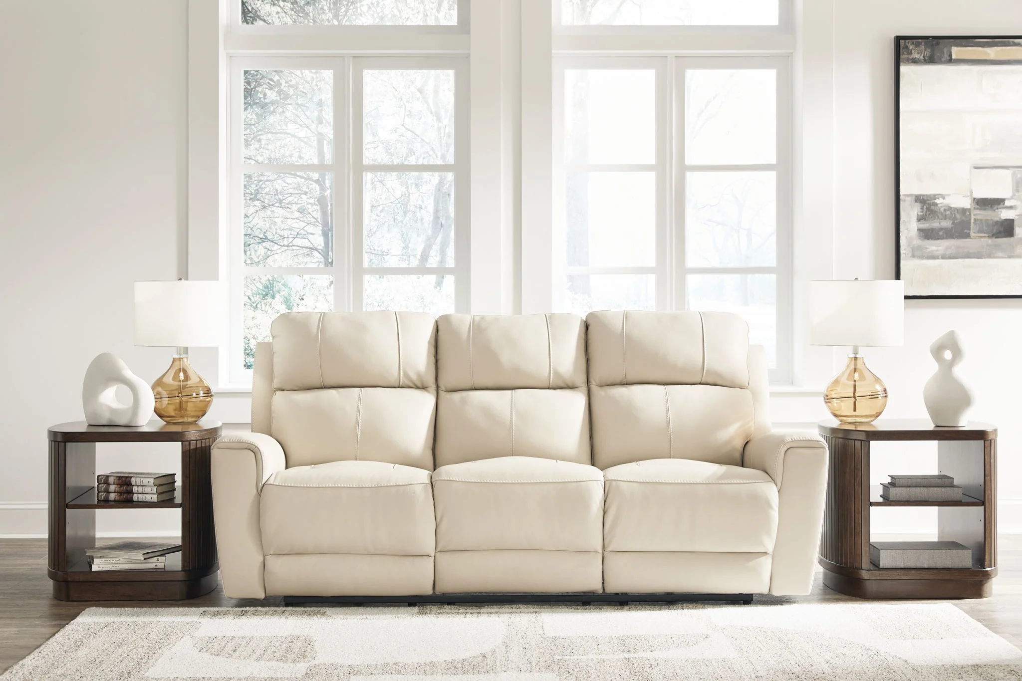 Dahlmoore - Power Reclining Sofa - Almond - Image 3