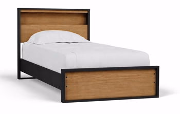 Kozmour – Bookcase Complete Bed Frame