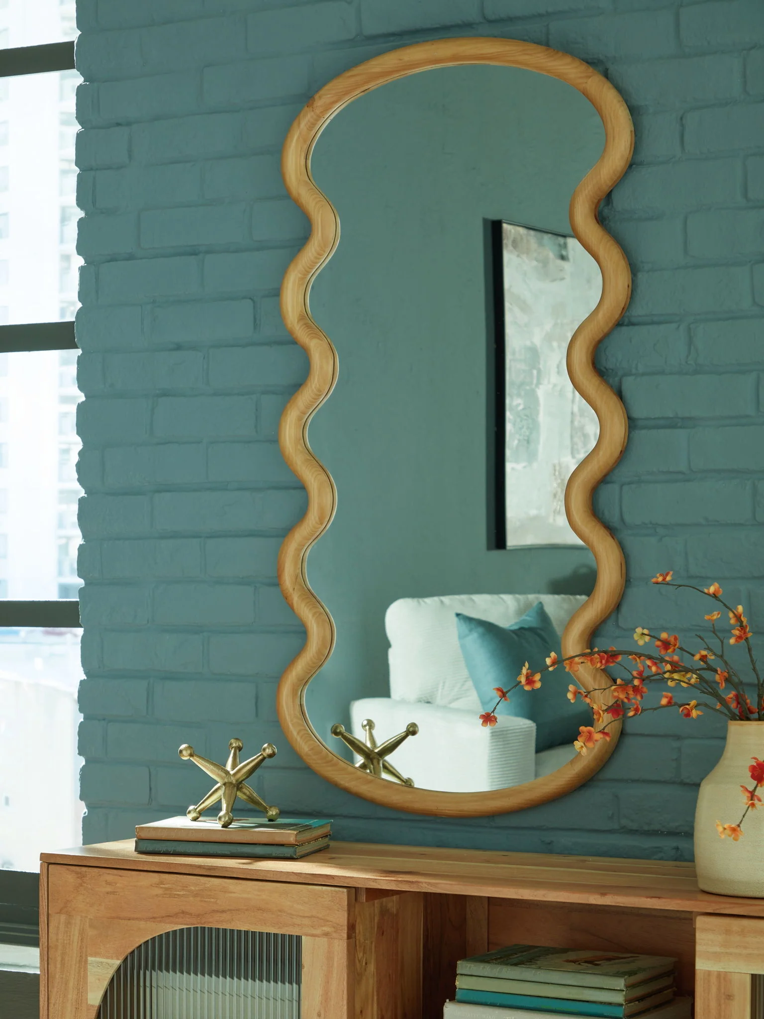 Serendis - Accent Mirror - Brown - Image 3