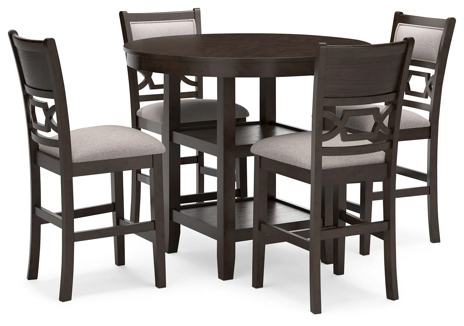 Langwest - Dining Room Counter Table Set (Set of 5) - Brown - Image 1