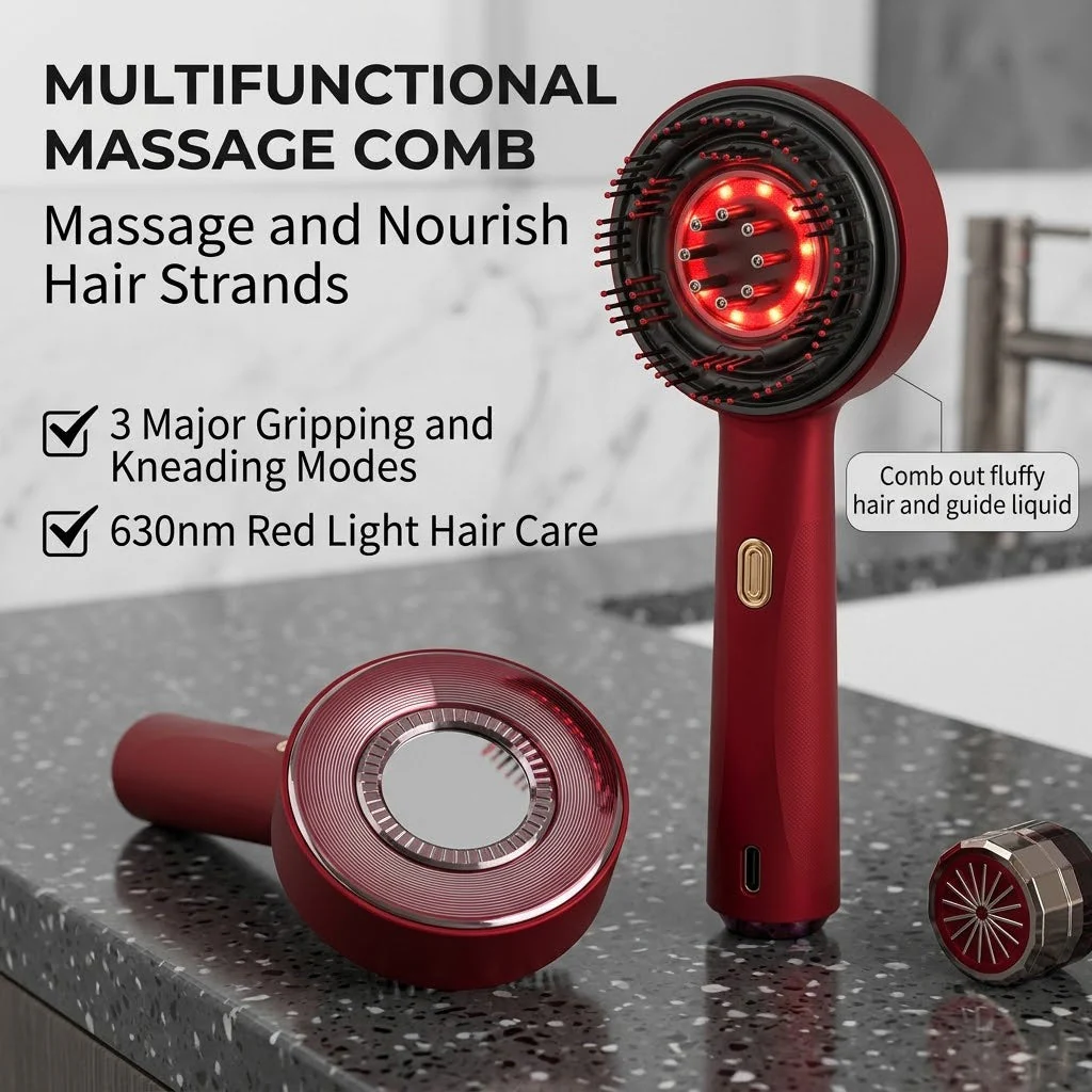 Red Light Revival Electric Scalp Massage Comb - Image 3