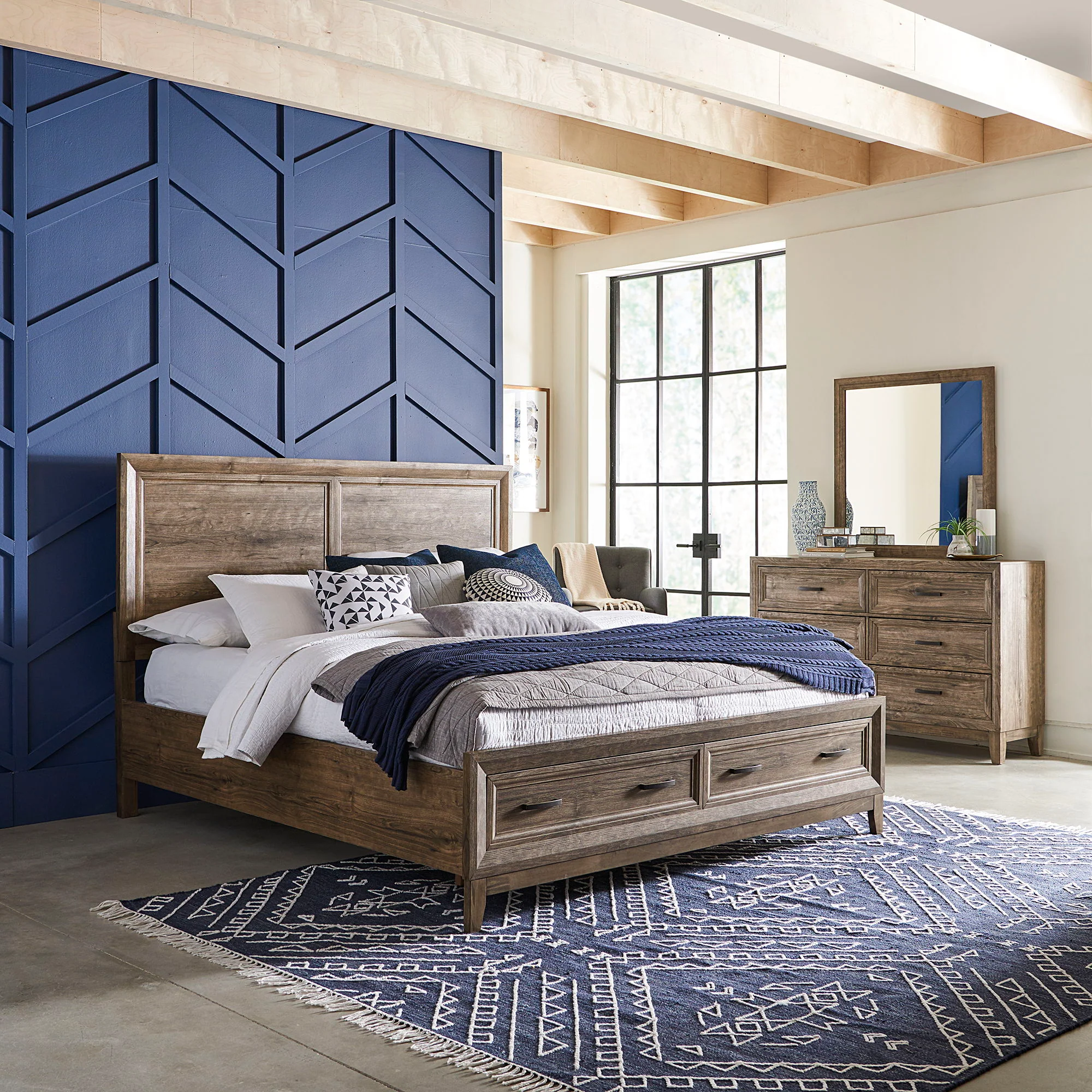 Ridgecrest - Storage Bed, Dresser & Mirror Set - Image 1