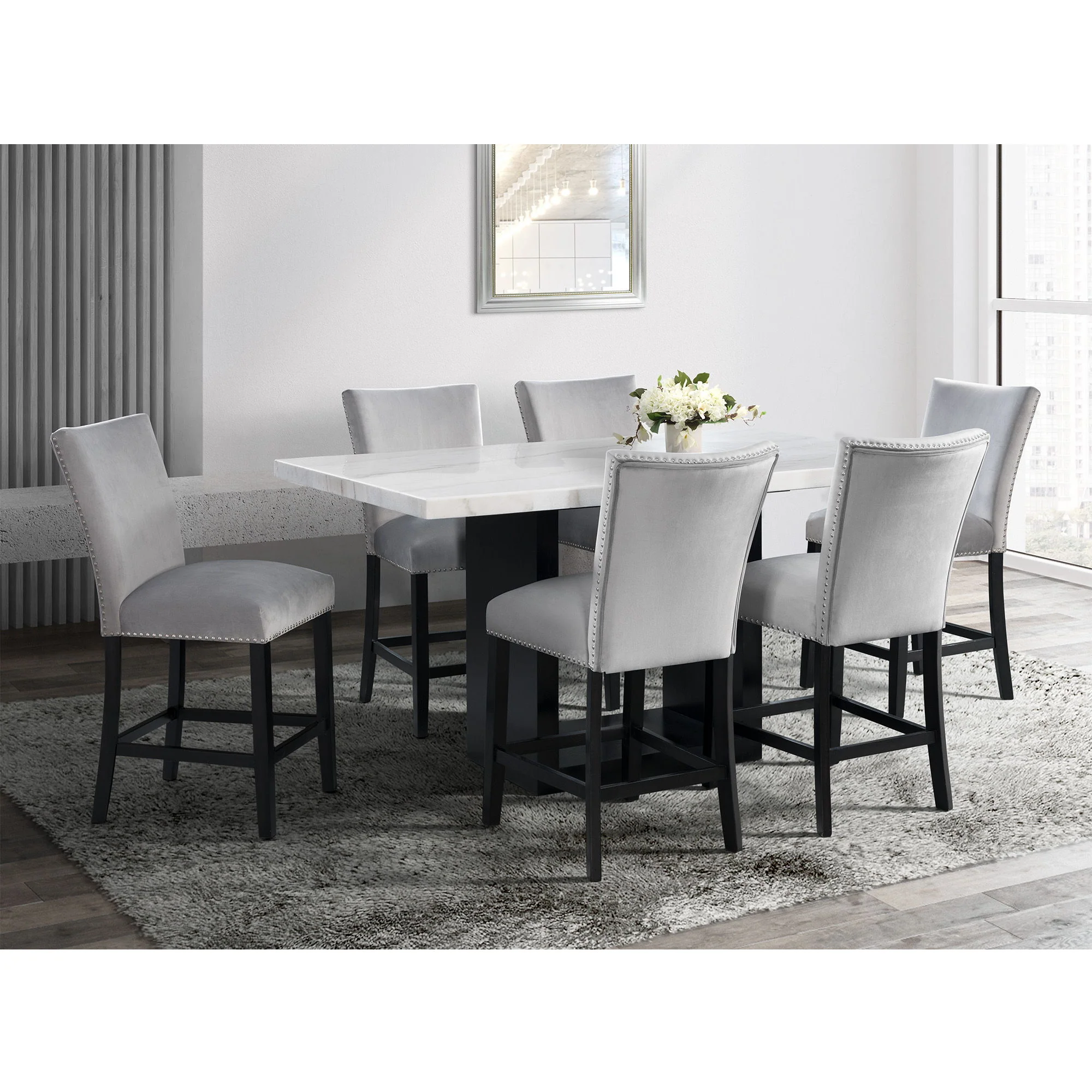 Valentino - Counter Height Dining Set - Image 1