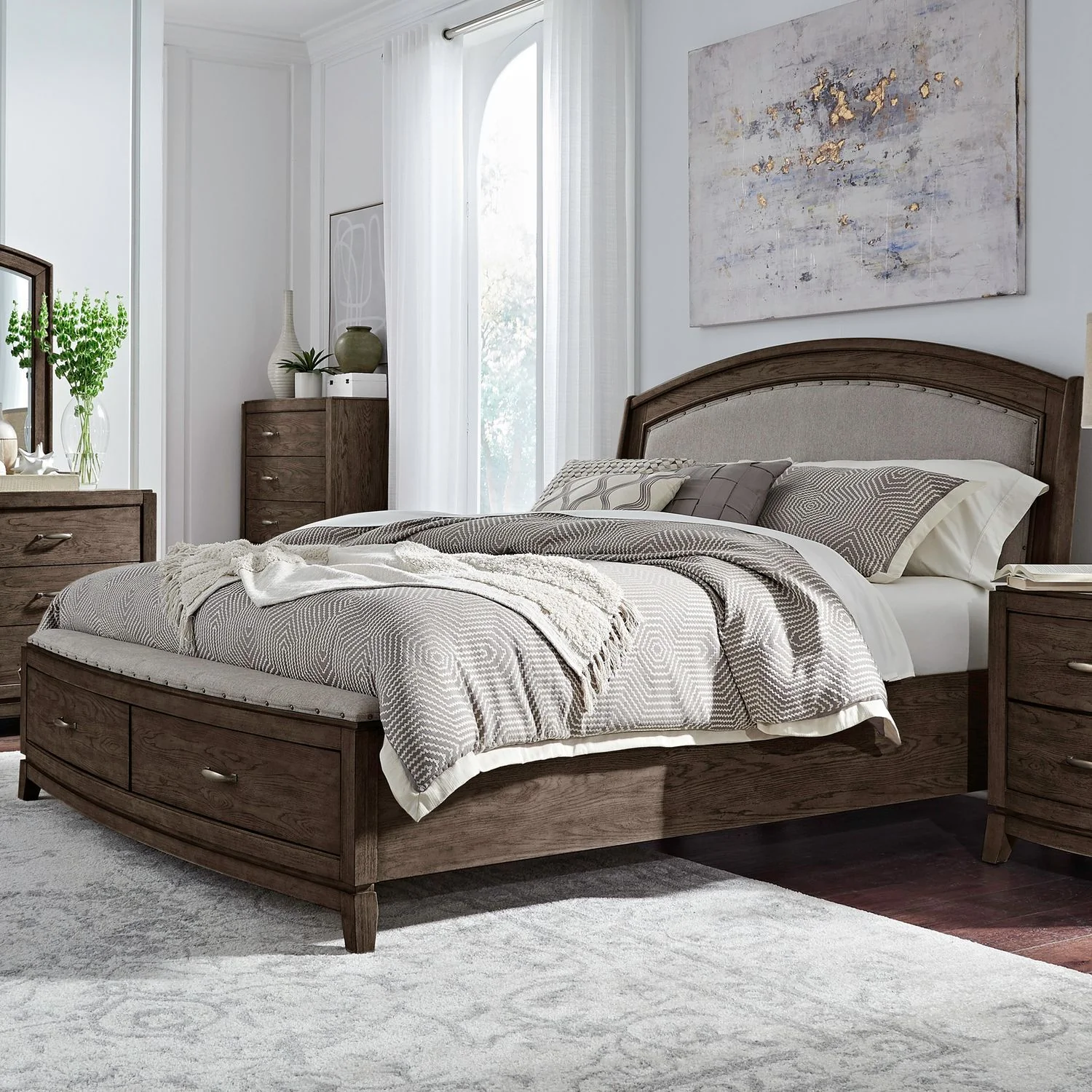 Avalon - Upholstered Storage Bed - Image 3